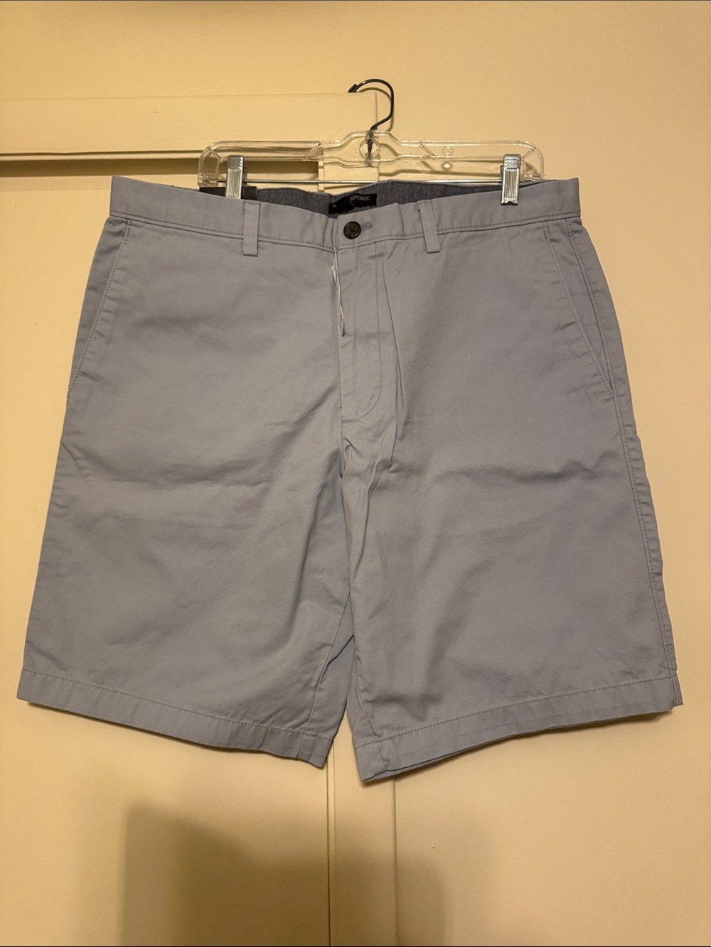 Banana Republic Light Gray Flat Front Shorts
